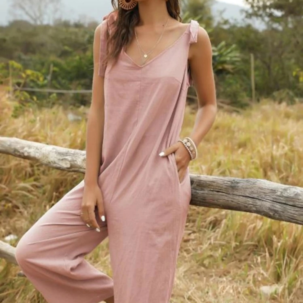 Cute Pink Jumpsuit